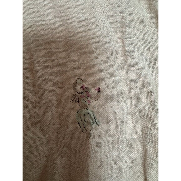 Rails Medium Linen Blend Shirt Button Up Beach Style Light Pink - Picture 4 of 6